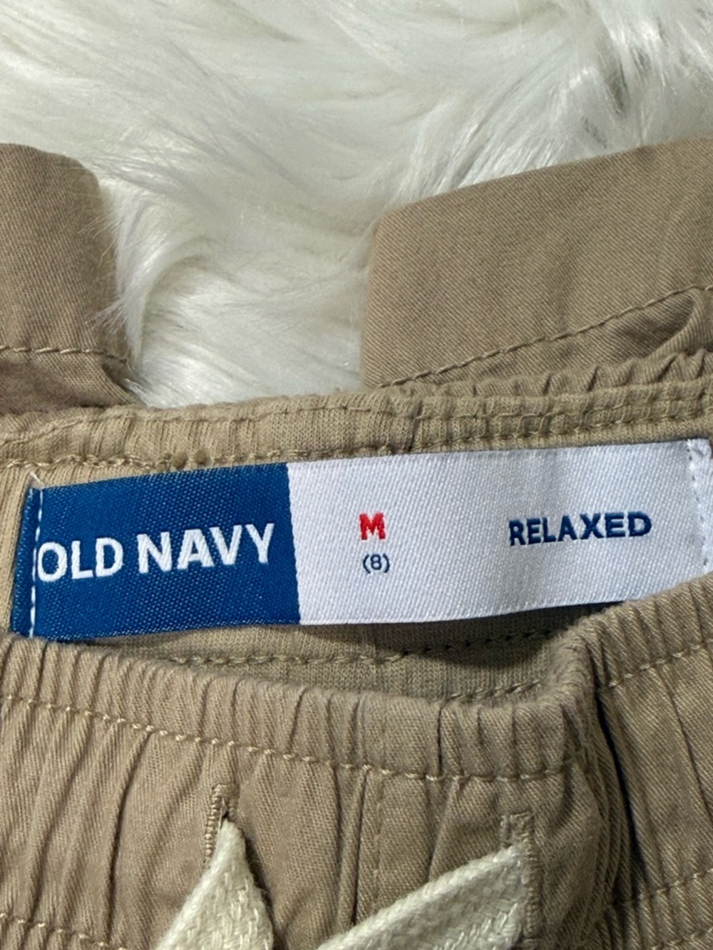 Old Navy Khaki Relaxed Fit Pull On Cotton Shorts -Boys- Size 8 (M) - Picture 13 of 14